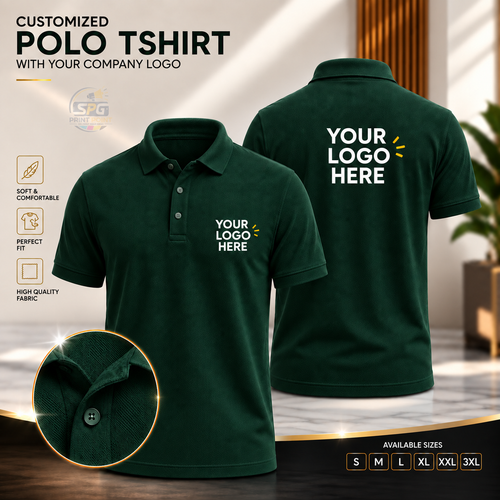 Customized Printed T-Shirt With Your Company Logo