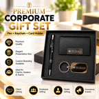 Premium Executive Gift Set – Pen, Keychain & Card Holder