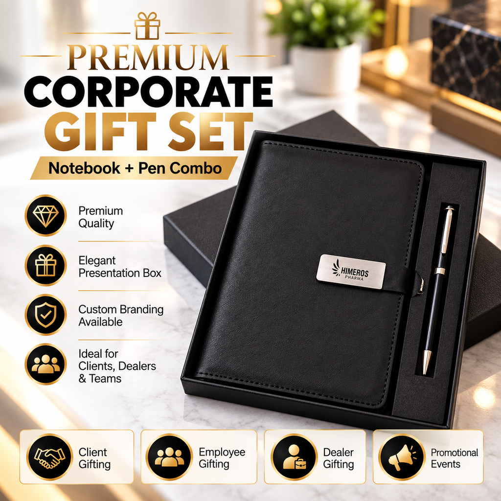 Executive Corporate Notebook & Pen Gift Box