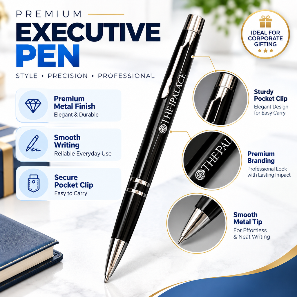 Premium Business Notebook & Pen Set