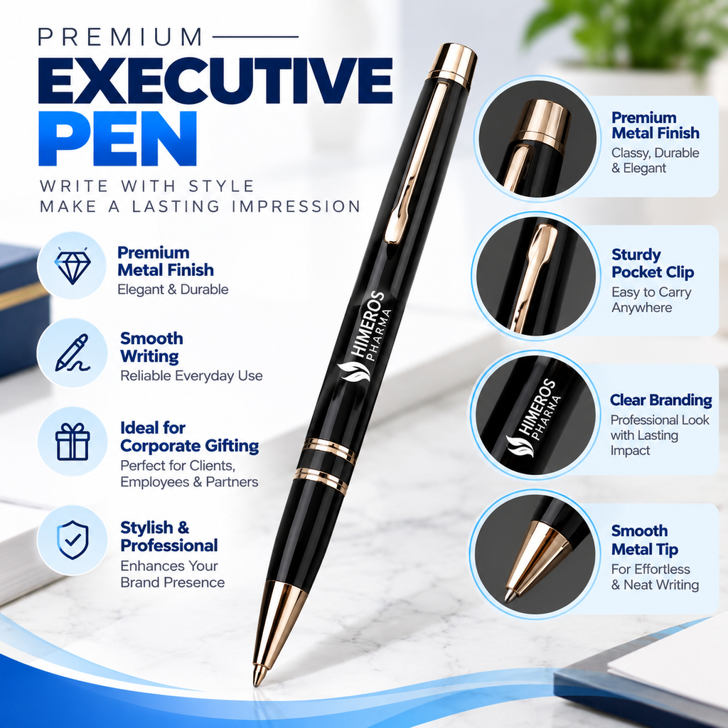 Executive Corporate Notebook & Pen Gift Box