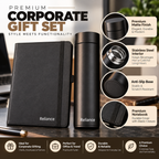 Premium Notebook, Pen & Thermos Corporate Gift Set