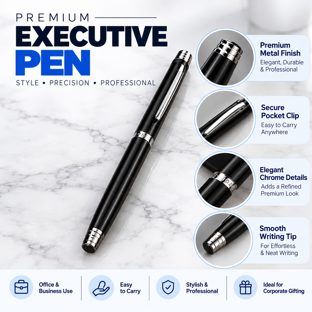 Premium Notebook, Pen & Thermos Corporate Gift Set