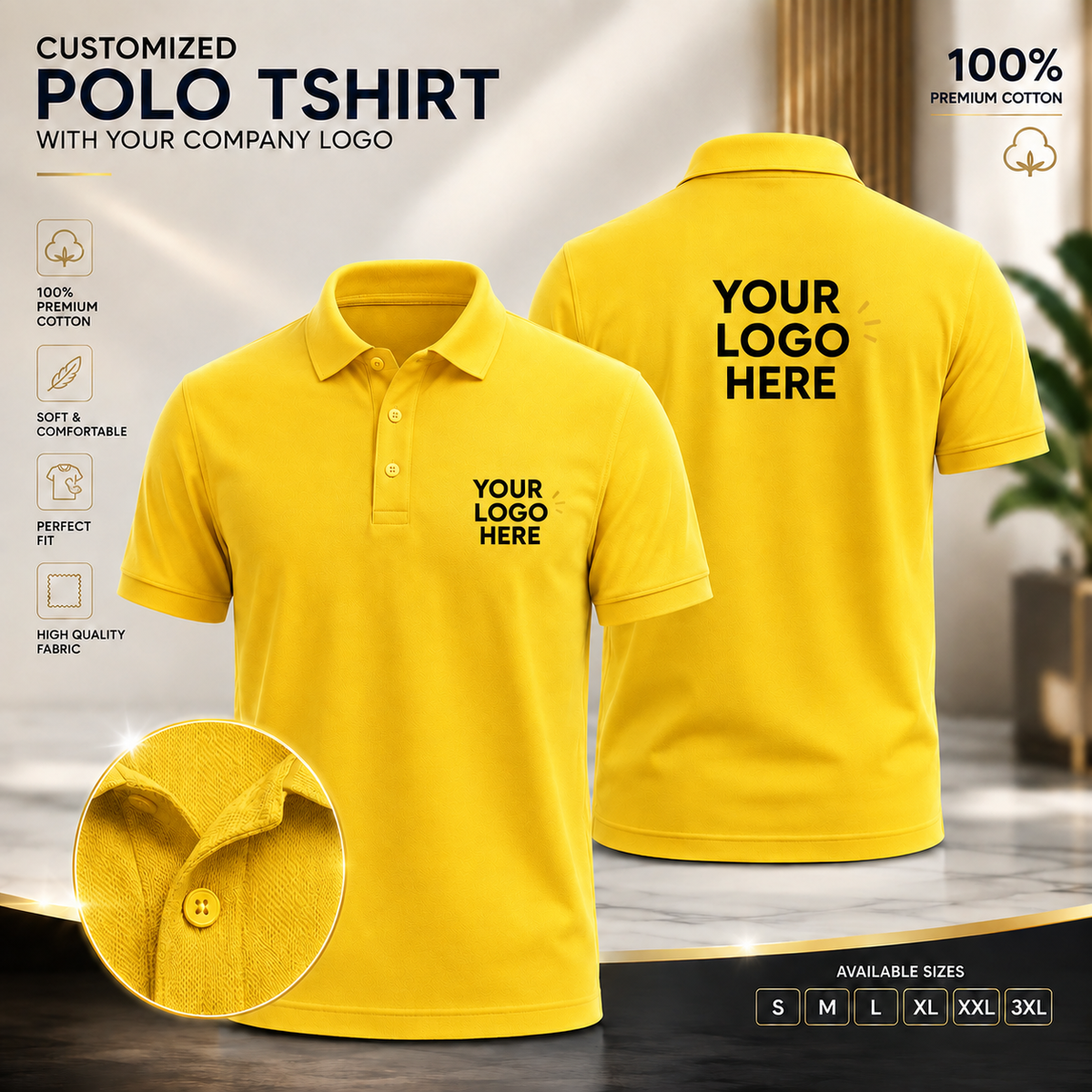 Customized Printed T-Shirt With Your Company Logo