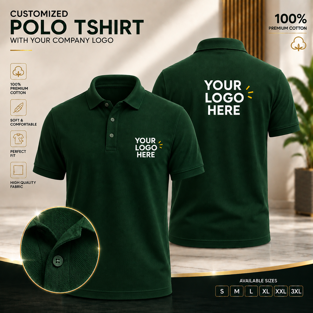 Customized Printed T-Shirt With Your Company Logo