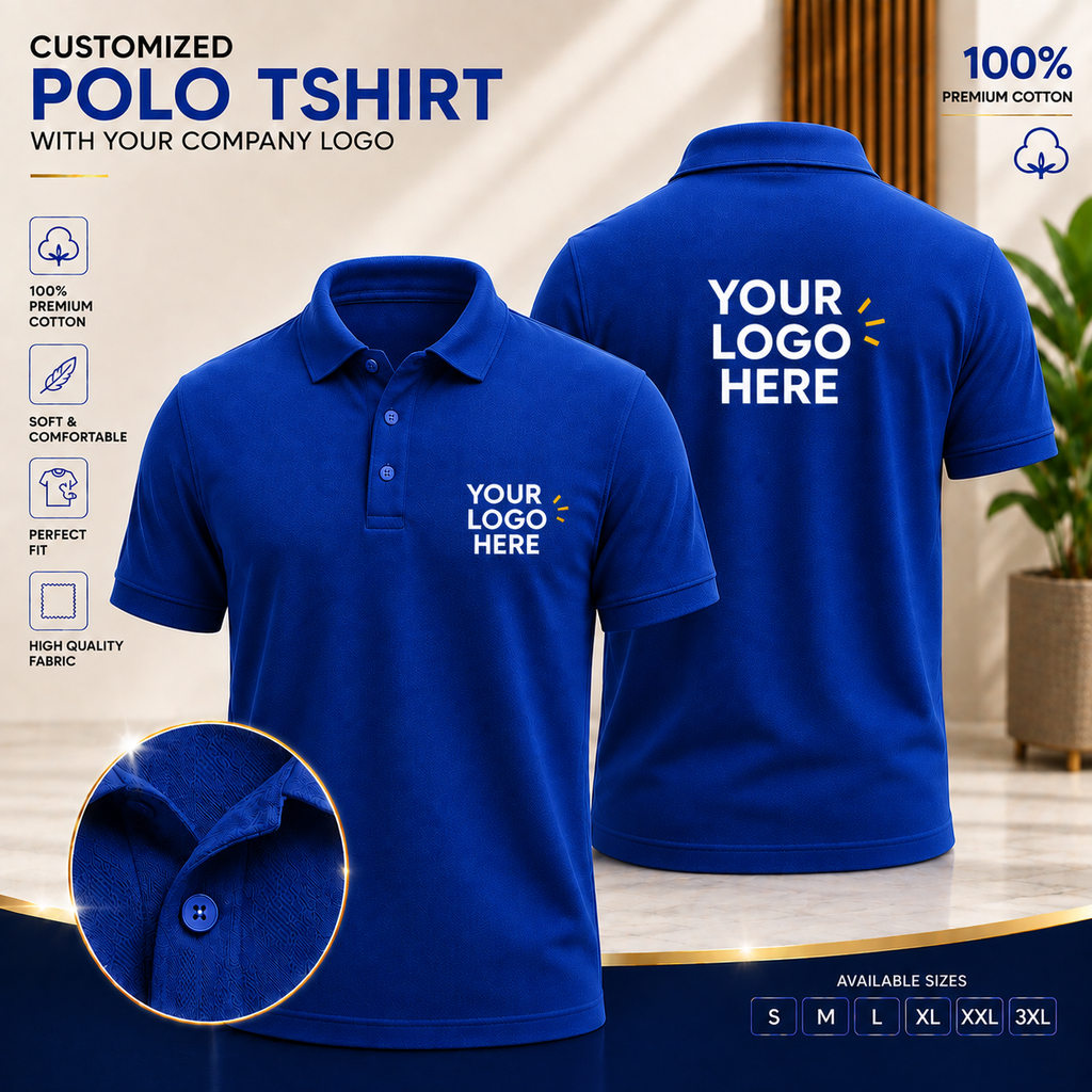 Customized Printed T-Shirt With Your Company Logo