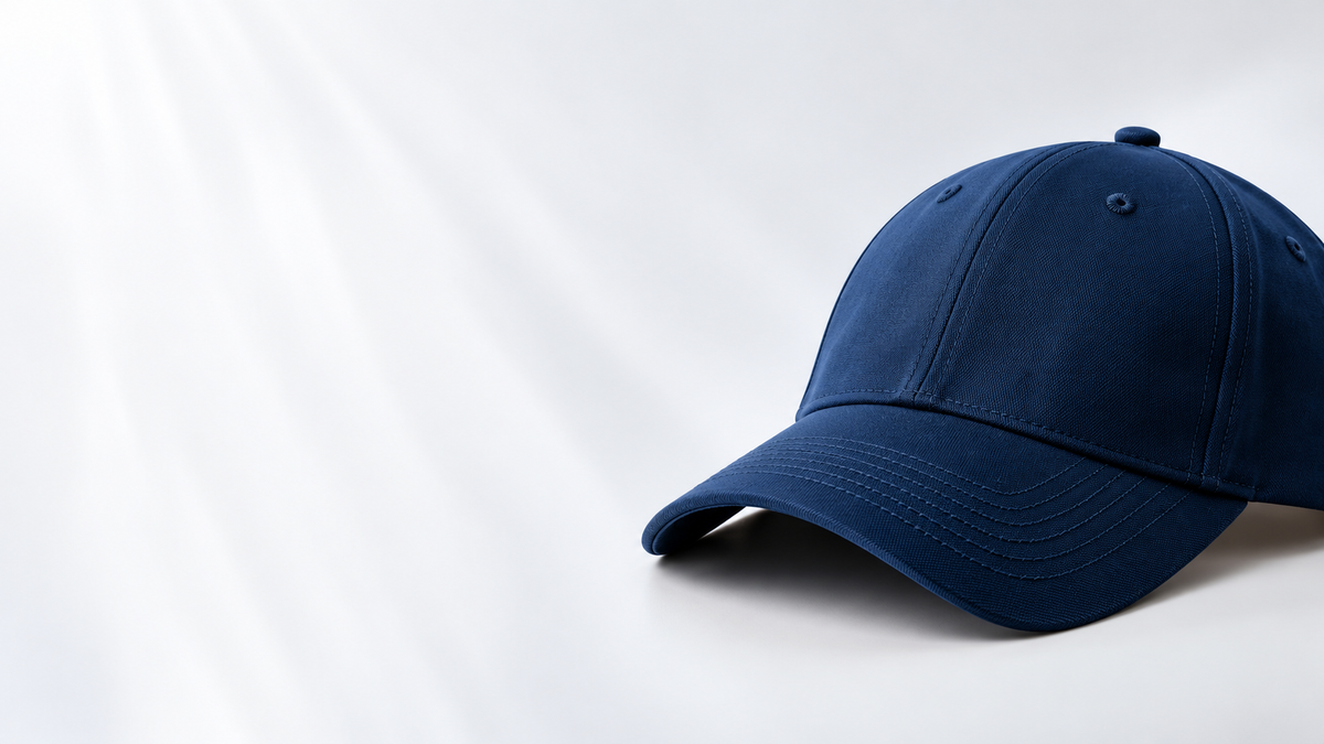 Custom branded caps and apparel
