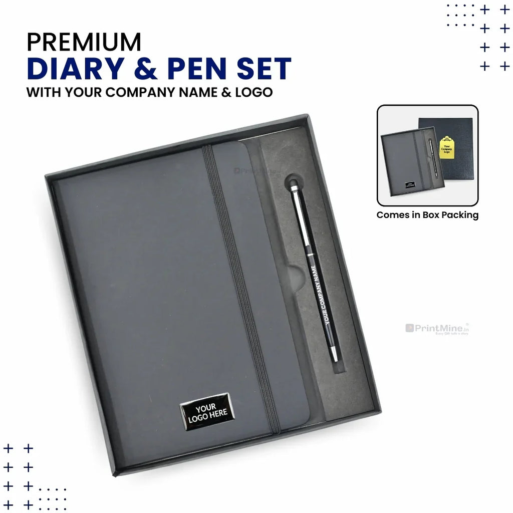 2 in 1 Diary Pen Set | Corporate Gift company