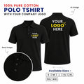 Customized Polo T-Shirt With Your Company Logo | Order Logo Printed