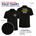 Customized Polo T-Shirt With Your Company Logo | Order Logo Printed