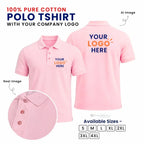 Customized Polo T-Shirt With Your Company Logo | Order Logo Printed